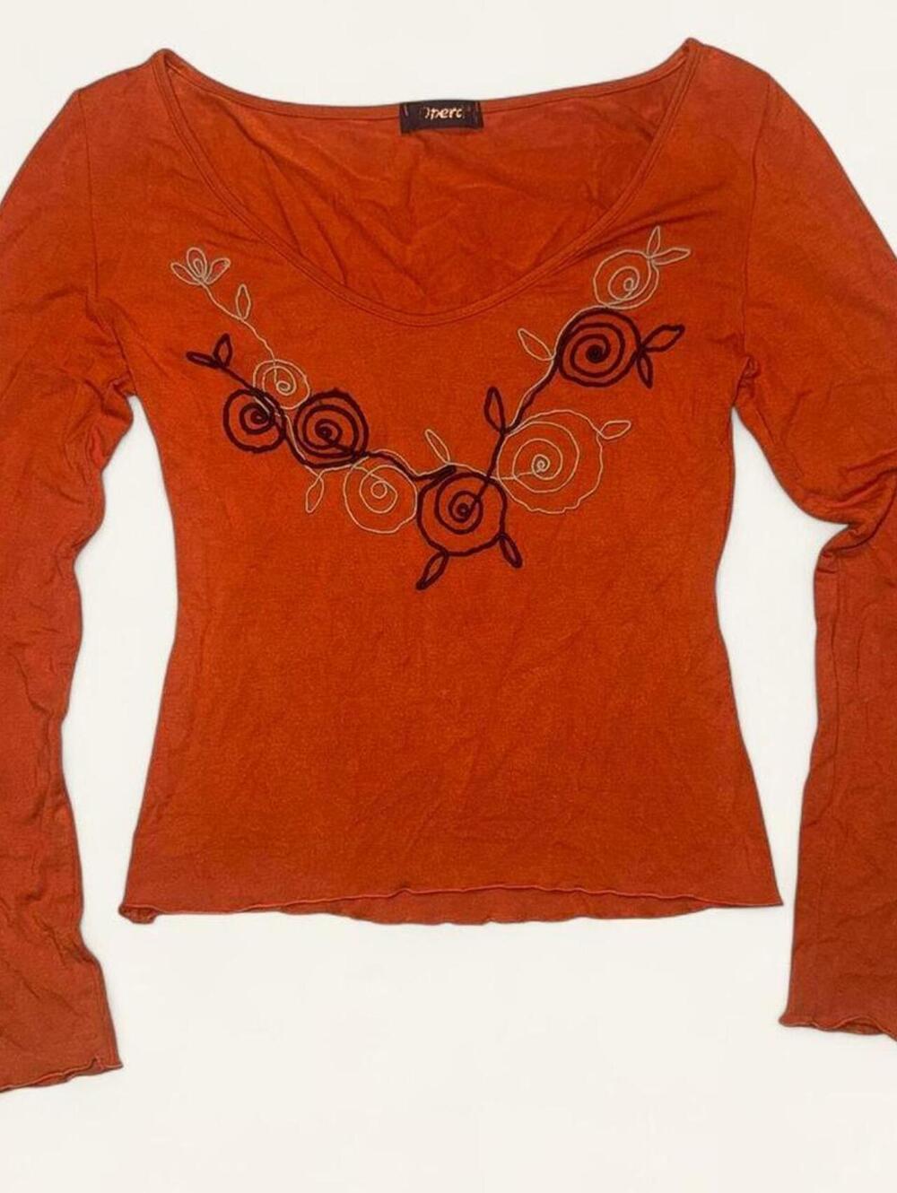 Vintage Opera Orange Top